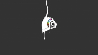 Minimalist Daft Punk HD Wallpaper