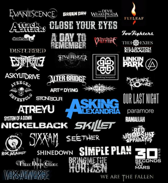 Displaying Image For Screamo Band Collage Wallpaper
