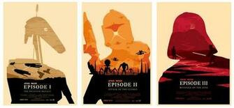 Yesterday S Cheese Star Wars Episodes Silhouette Posters Olly