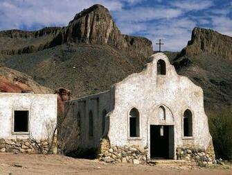 Movie Set Big Bend Ranch State Park Texas Wallpaper