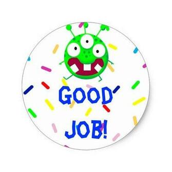 Good Job Stickers From Tags