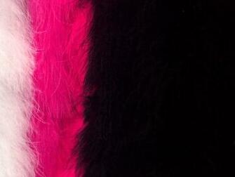 White Wallpaper Black Background Fur Pattern Hangings Red Fabric