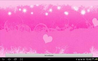 Pink Hearts Live Wallpaper Android Apps On Google Play