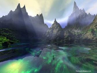 3d Art Wallpaper Mountains