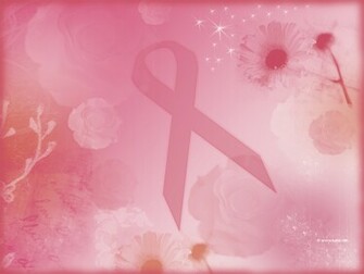 Breast Cancer Awareness Wallpaper Ribbon Flowers Kate Net