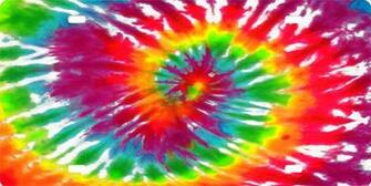 Trippy Tie Dye Background Alien