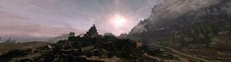 Whiterun Full HD Wallpaper For Dual Monitor Setup At Skyrim Nexus