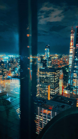 New York City Night iPhone Wallpaper