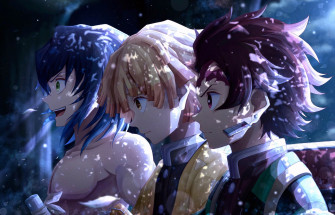 Inosuke Hashibira Zenitsu Agatsuma Tanjiro Kamado Anime Demon Wallpaper