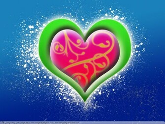 Blue Heart Wallpaper