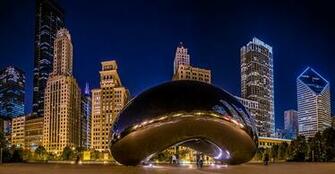 Image Chicago City Usa Millennium Park Spaceship Earth Cities Houses