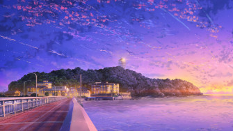 4k Wallpaper Anime Landscape HD Art Background