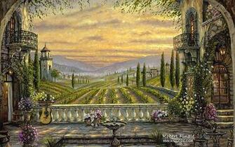City Of Romance Robert Finale Paintings Wallpaper