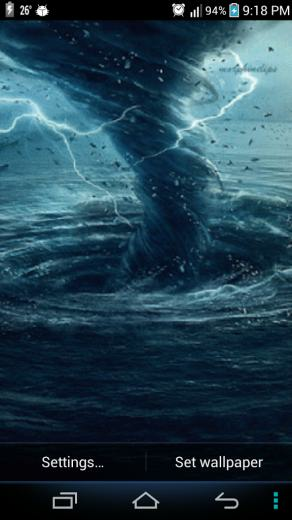 Gratis Tornado 3d Live Wallpaper