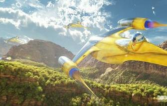 Wallpaper Star Wars Starwars Naboo Fighter