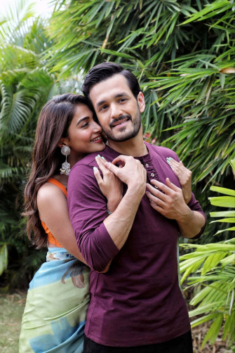 Couple From Most Eligible Bachelor Movie Wallpaper