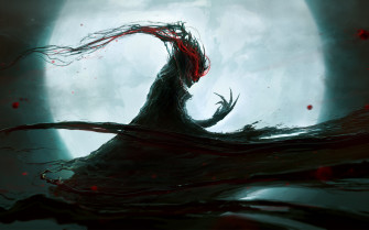 Blood Moon Demon Wallpaper
