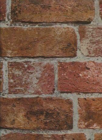 Red Brick Textured Wallpaper Australia White