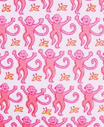 Pink Preppy Monkeys iPad Case Skin By Designzz