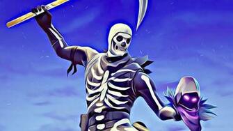 Skull Trooper 4k 8k HD Fortnite Battle Royale Wallpaper