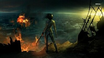 Anarchist Girl Wallpaper Fantasy
