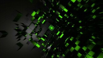 Content Uploads Green Cubes 3d HD Wallpaper Jpg