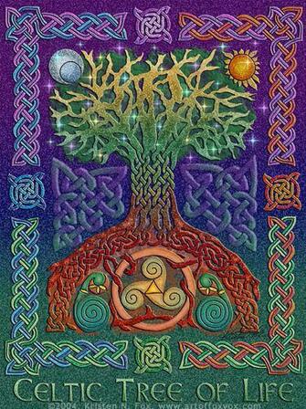 Celtic Tree Of Life By Foxvox