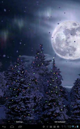 Snowfall Live Wallpaper Computers And Phones