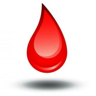 Red Vector Blood Drop Medical Icon