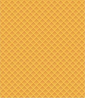 Waffle Seamless Pattern Vector Illustration