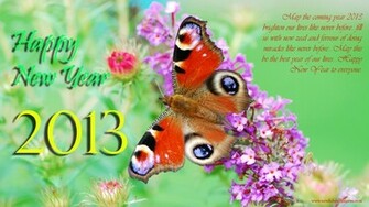 Happy New Year Wallpaper 3d Nature