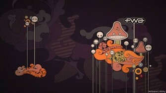Wallpaper Shrooms Image Glowing Desktop Jpg
