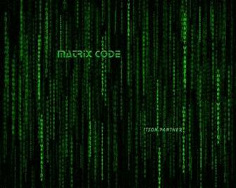 Matrix Code By Itson Panther Animated