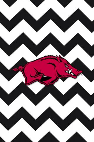 Chevron Razorback Background Wps Razorbacks Ap Art Arkansas