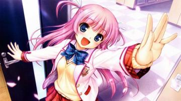 Anime Girl Beautiful Smile Happy Girls Wallpaper
