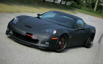 Matte Black Vette Wallpaper Myspace Background