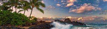 Wallpaper Maui Hawaii Pacific Ocean Rock