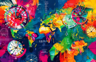 Time Zone Clock Wallpaper