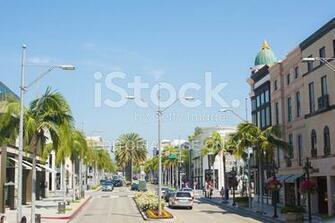 Rodeo Drive Beverly Hills Stock Photos Image