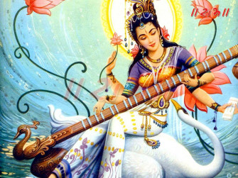 Saraswati Mata Wallpaper