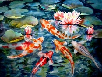 Flower Under Water Wallpaper Wide HD