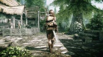 The Elder Scrolls V Skyrim Game Girl Character Wallpaper