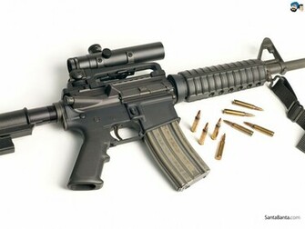 M16 Assault Rifle Wallpaper Full