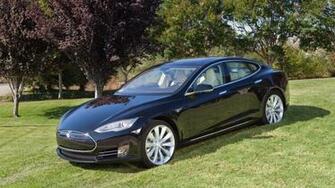 Black Tesla Model S Wallpaper HD
