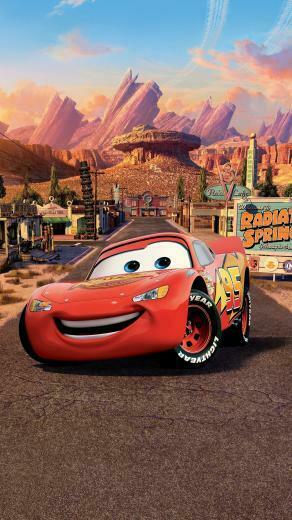 Lightning Mcqueen In Radiator Springs HD Wallpaper