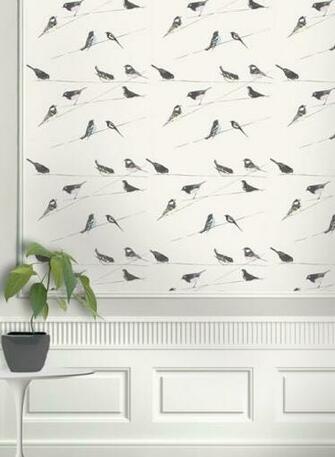 Papier Peint Oiseaux Garden Birds Par Louise Body