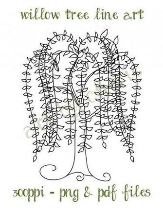 Willow Tree Silhouette Clip Art Quotesclub