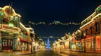 Christmas Paradise City Wallpaper Desktop Background In