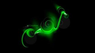 Neon Apple Lights Wallpaper