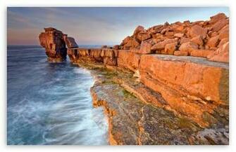 Rocky Beach HD Wallpaper For Standard Fullscreen Uxga Xga Svga
